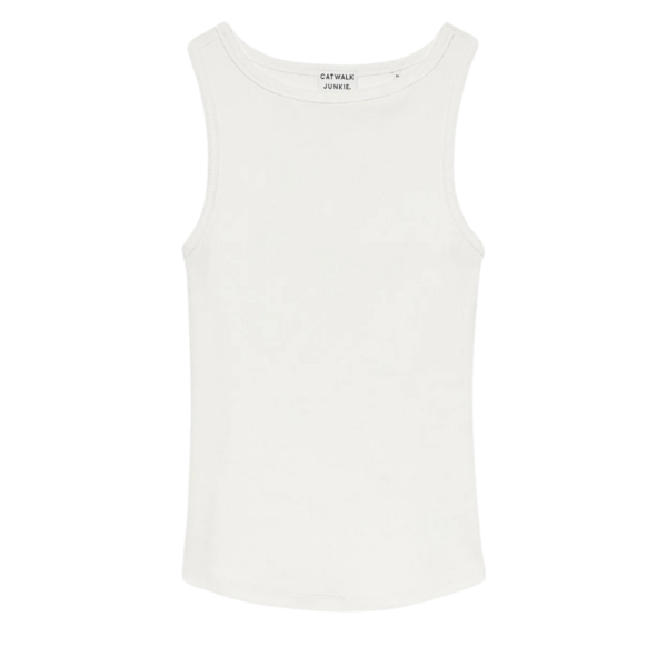 CATWALK JUNKIE TOP CLASSIC RIB SINGLET OFF WHITE - Afbeelding 3