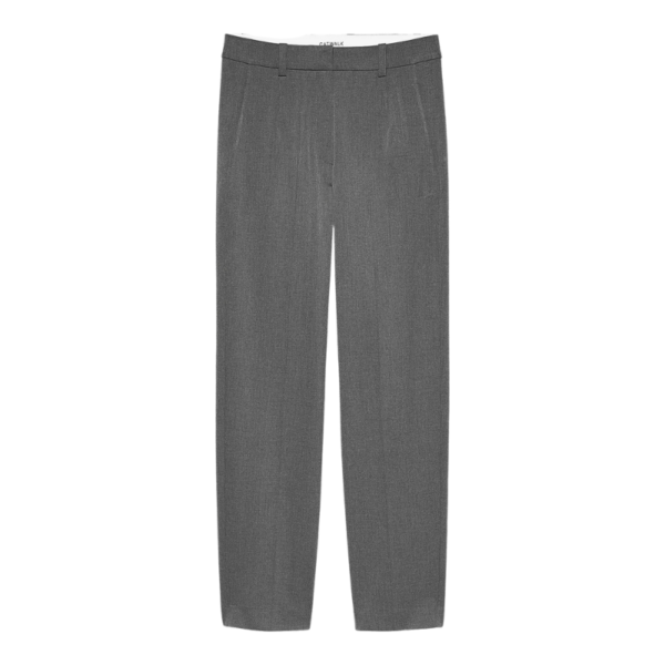 CATWALK JUNKIE PANTS TAPERED TROUSERS DARK GREY MELANGE - Afbeelding 4