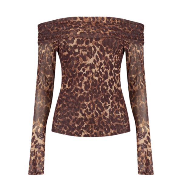 HARPER & YVE TOP JENNY-LS LEXIE LEOPARD - Afbeelding 4