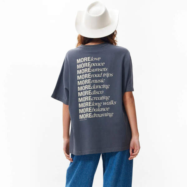 CATWALK JUNKIE T-SHIRT OVERSIZED GRAPHIC CARBON - Afbeelding 3