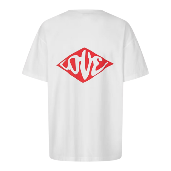 ENVII T-SHIRT ENKULLA SS TEE 5310 WHITE ONE LOVE - Afbeelding 3