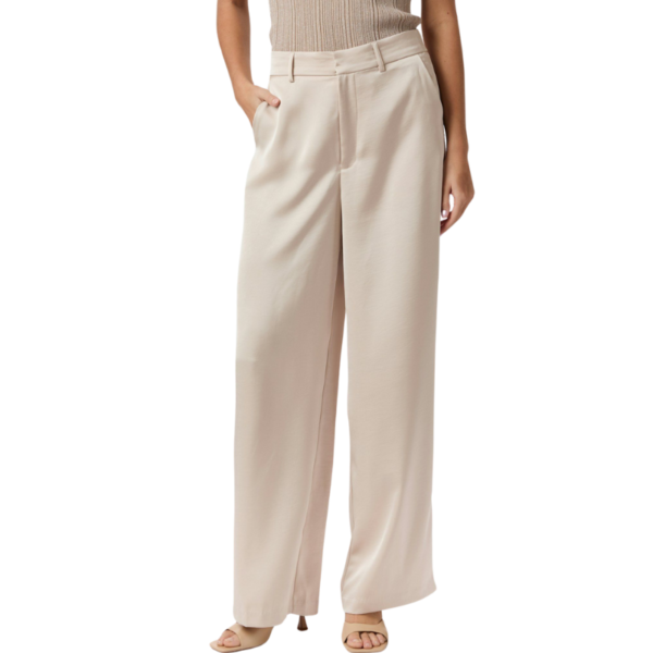 NEO NOIR PANTS EMMETT HEAVY SATEEN CHAMPAGNE