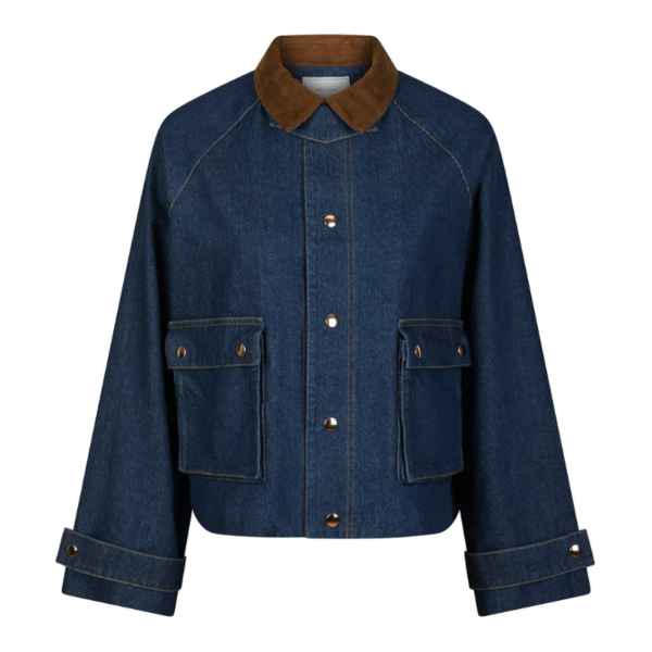 NEO NOIR JACKET VISTA DENIM CORD BLUE