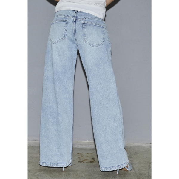 SISTERS POINT JEANS ONEA-BELT.JE4 L. BLUE WASH - Afbeelding 4