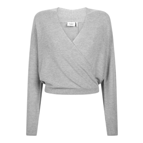 ANOTHER-LABEL PULLOVER LENA KNITTED PULL GREY MELEE