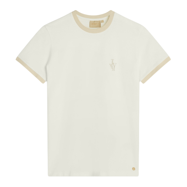 JOSH V T-SHIRT LOREN MET LOGO OFF WHITE - Afbeelding 2