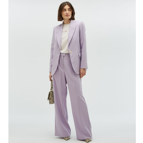 JOSH V PANTS LIA HIGH WAIST WIDE LEG LILAC - Afbeelding 3